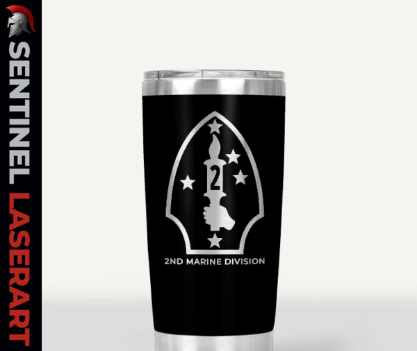 USMC 2nd Marine Division Tumbler