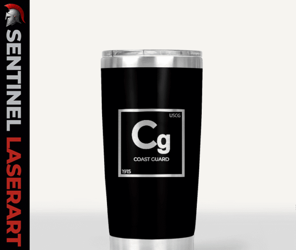 20oz Elements of Defense - U.S. Coast Guard Tumbler
