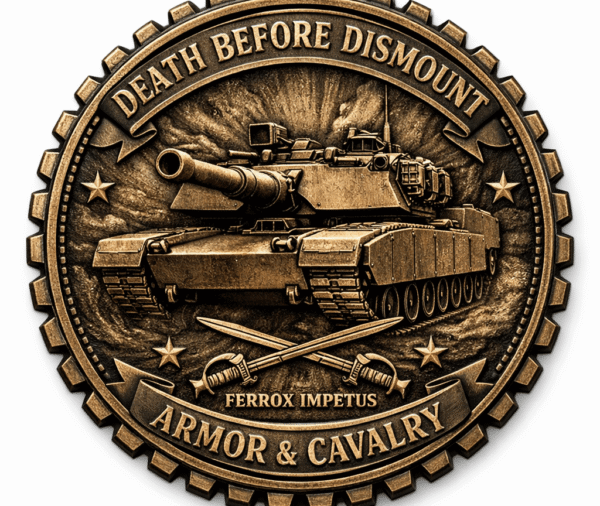 "They've Got Us Surrounded Again" | Armor & Cavalry Challenge Coin
