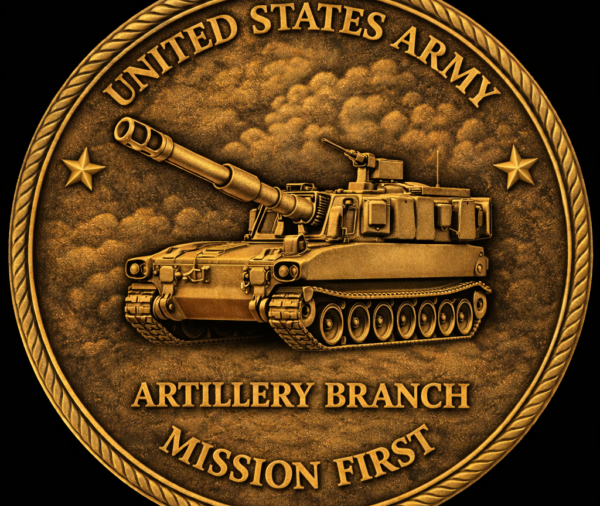 King of Battle | U.S. Army Artillery Branch Challenge Coin