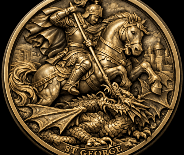 The Dragon Slayer | Armor & Cavalry Challenge Coin
