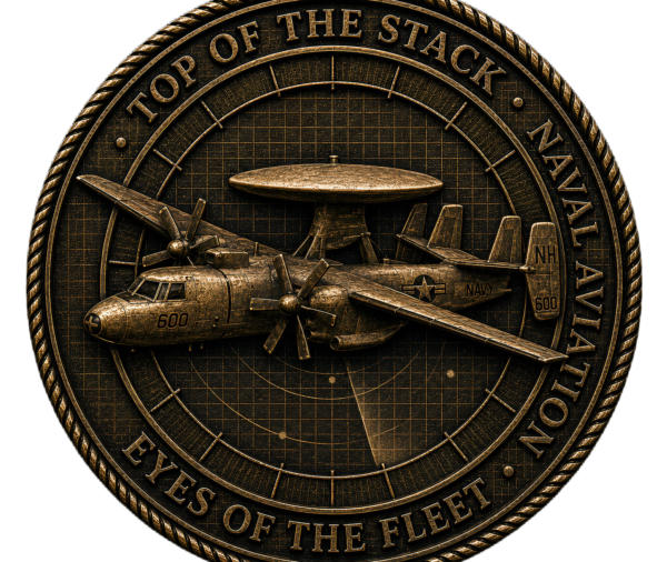 U.S. Navy E-2 Hawkeye Challenge Coin — Eyes of the Fleet