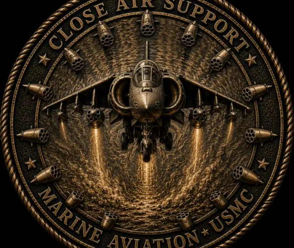 USMC AV-8B Harrier Challenge Coin