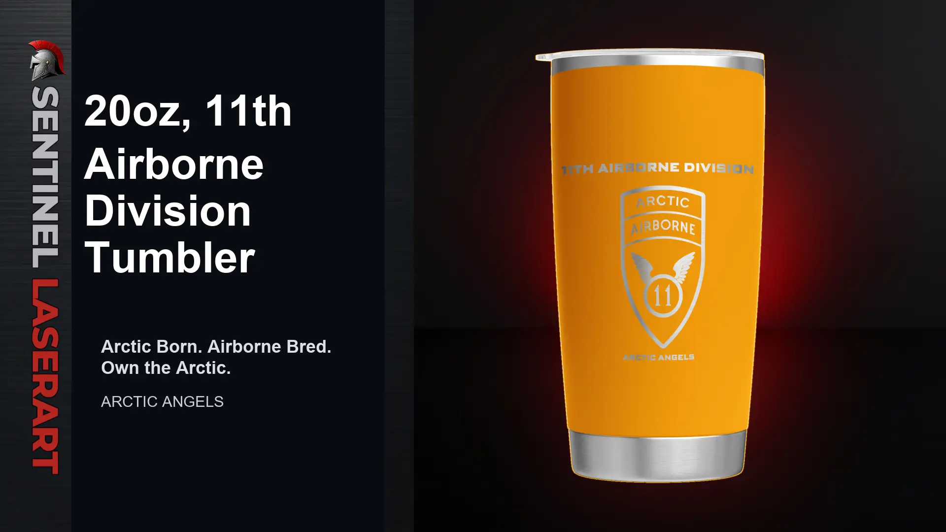 11th Airborne Division 20oz Travel Mug — "Arctic Angels" - Image 11