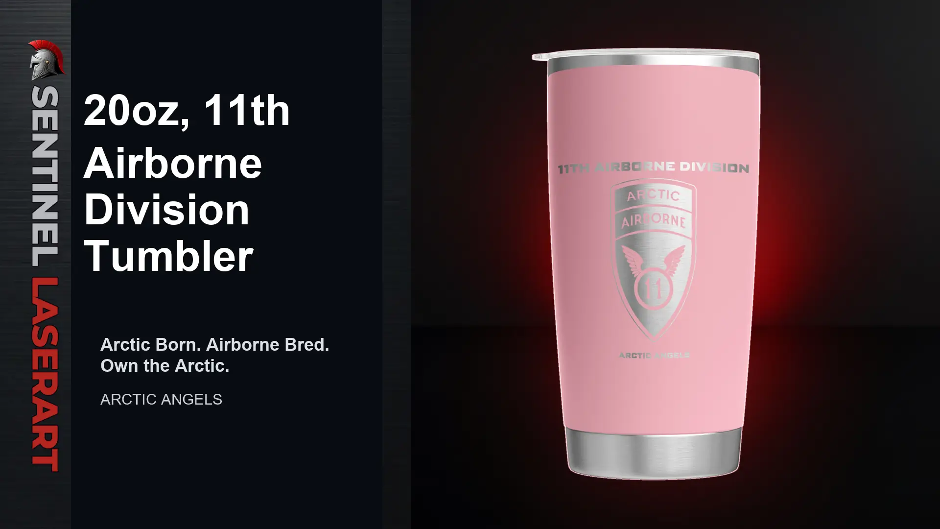 11th Airborne Division 20oz Travel Mug — "Arctic Angels" - Image 6