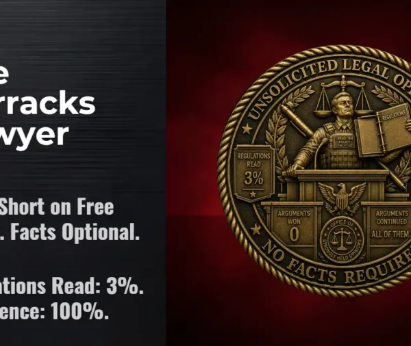 Barracks Lawyer Challenge Coin