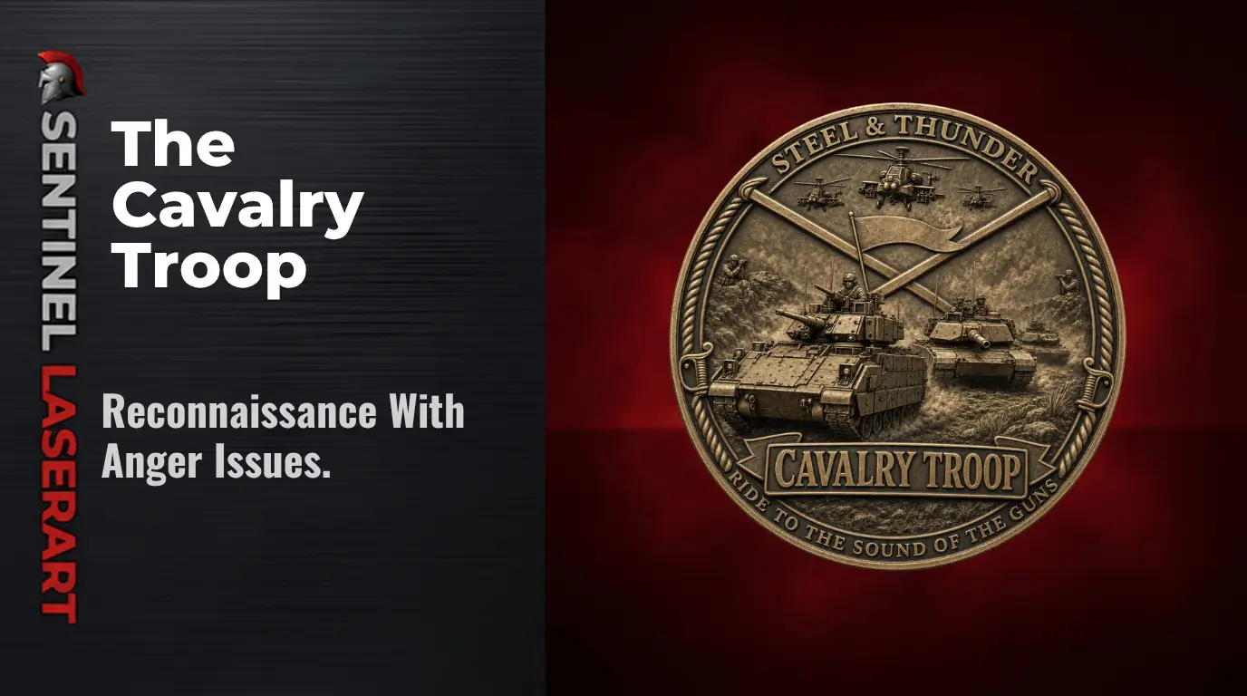 Cavalry Troop Challenge Coin