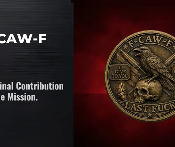 F-CAW-F Challenge Coin