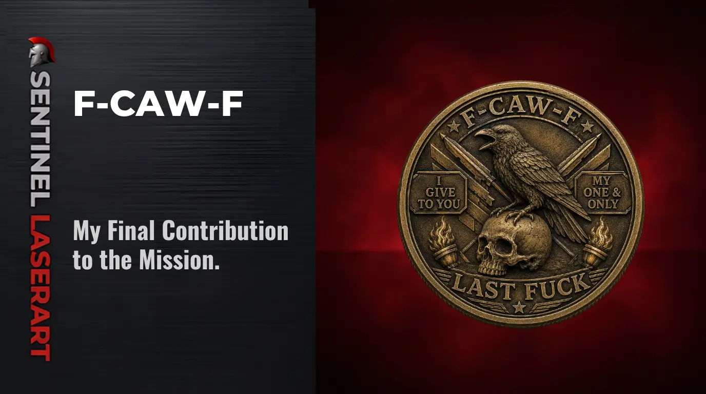 F-CAW-F Challenge Coin