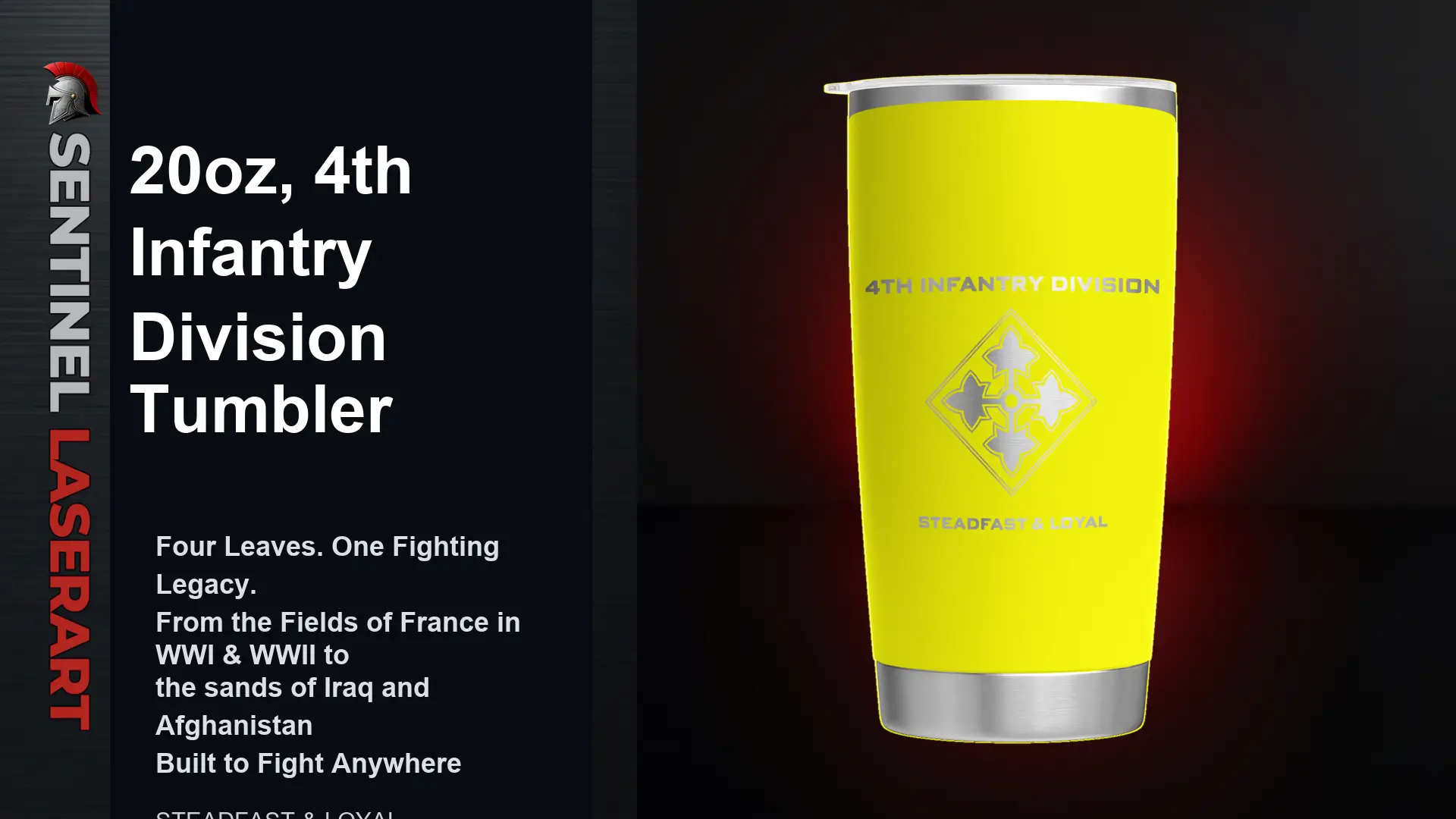 4th Infantry Division Tumbler