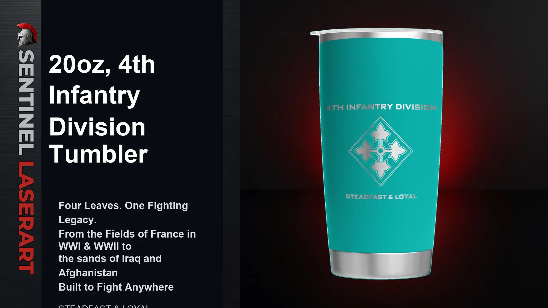 4th Infantry Division Tumbler