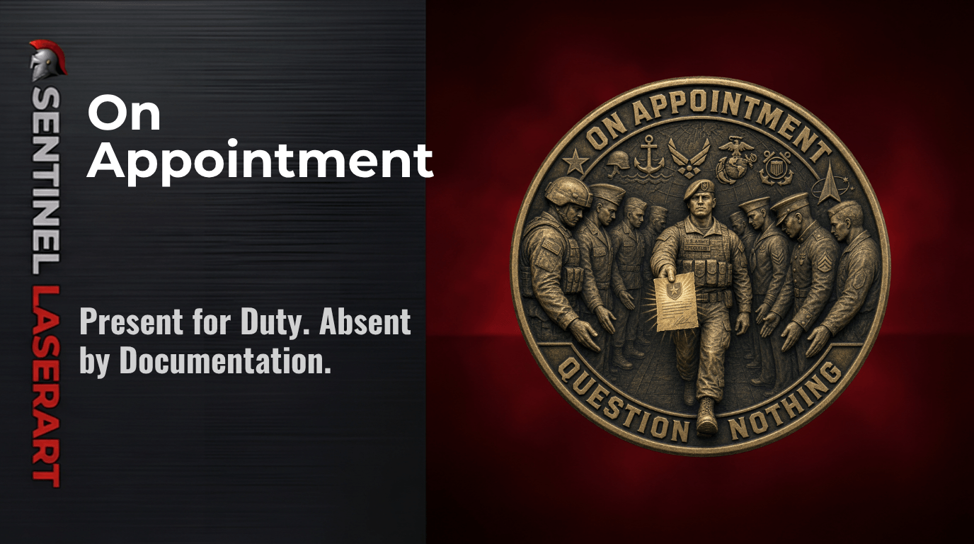 On Appointment Challenge Coin