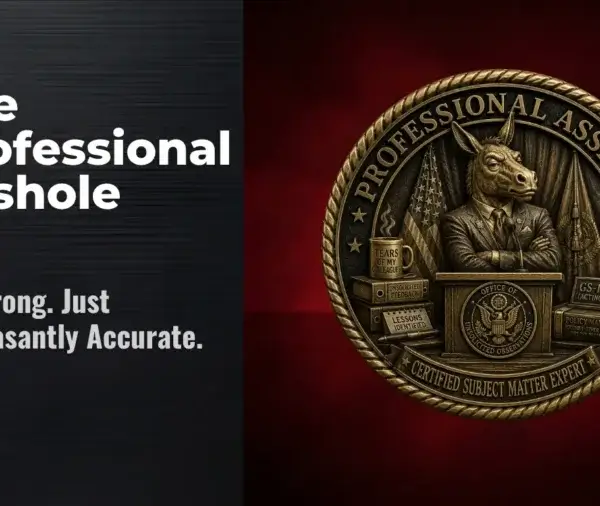 Professional Asshole Challenge Coin