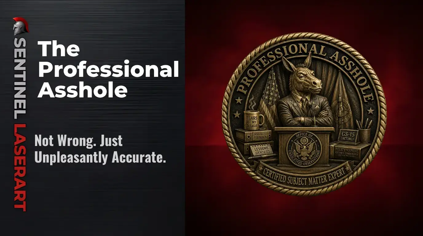 Professional Asshole Challenge Coin