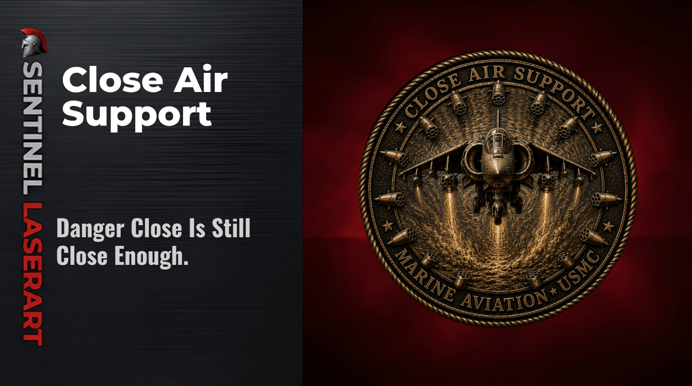 Close Air Support Challenge Coin