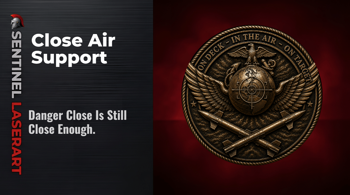 Close Air Support Challenge Coin