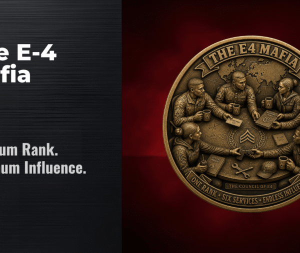 The E-4 Mafia Challenge Coin