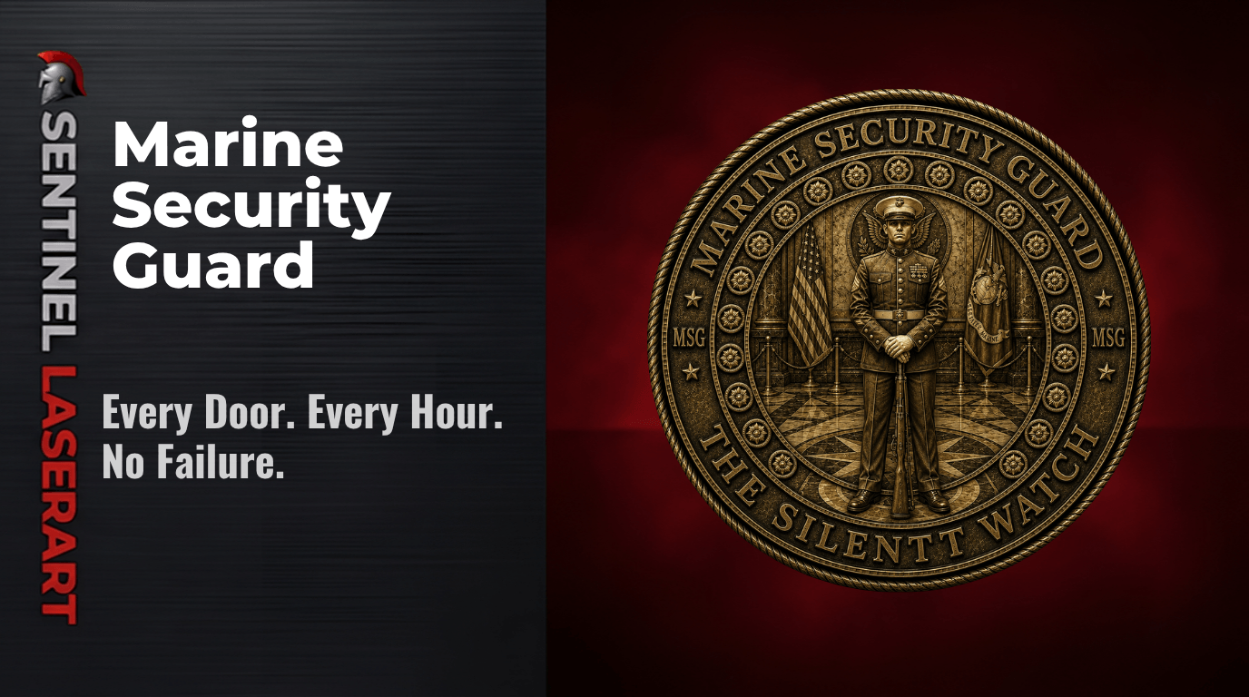 Marine Security Guard challenge coin