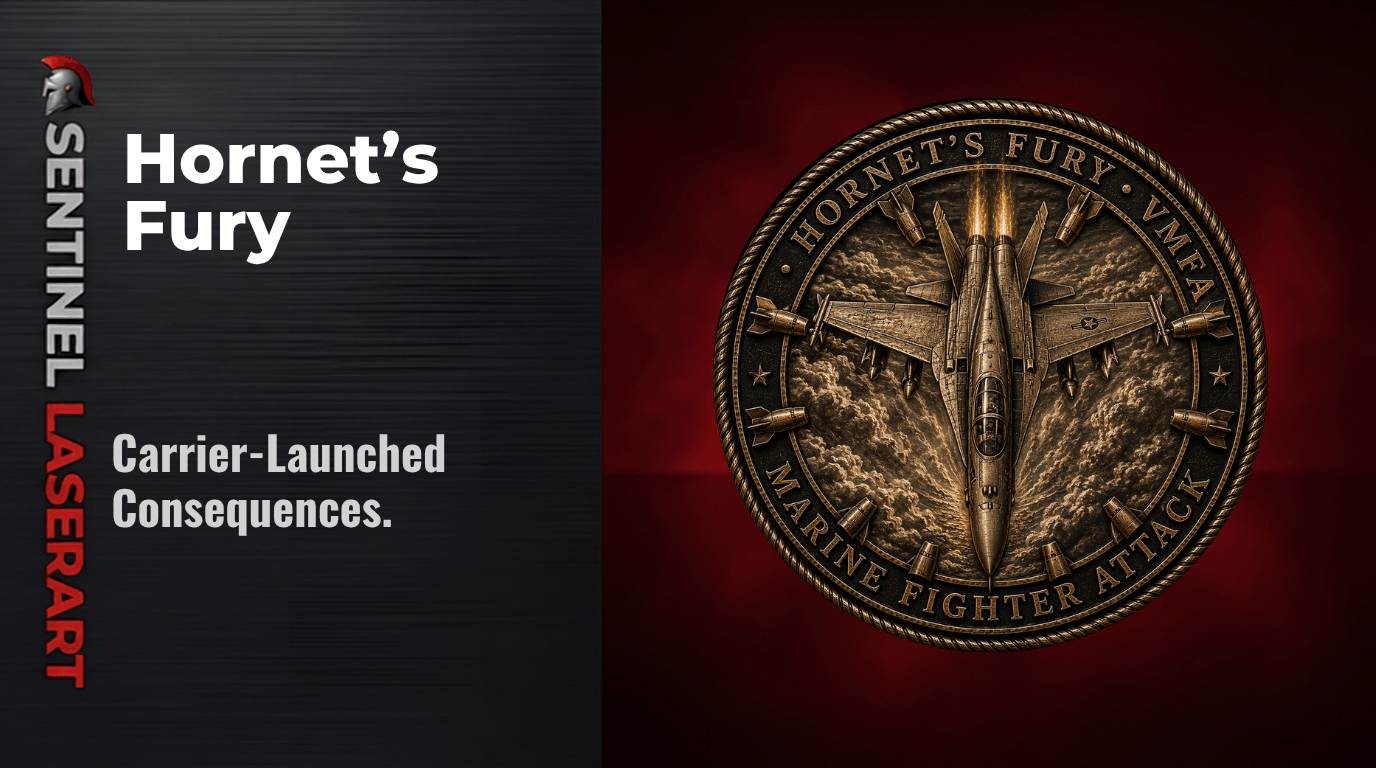 Hornet's Fury Challenge Coin