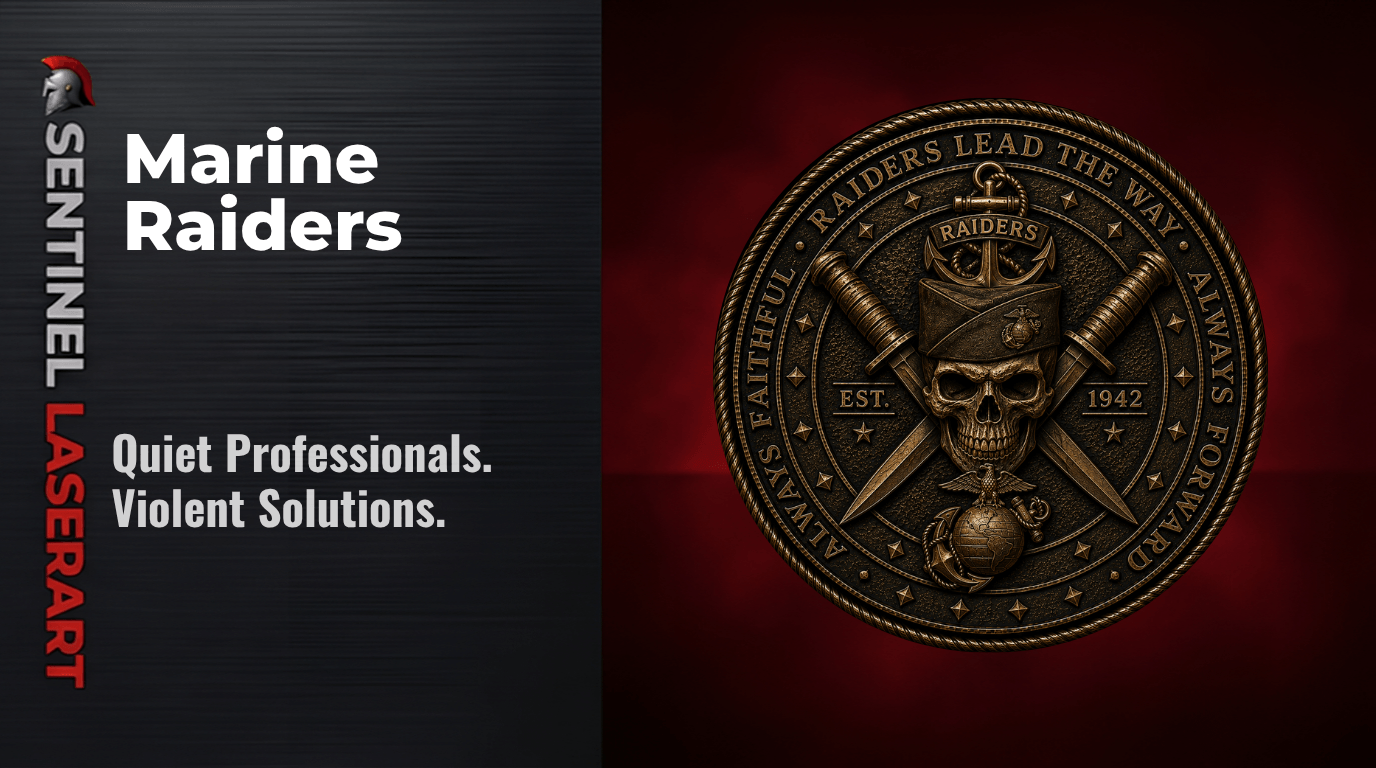 Marine Raiders Challenge Coin
