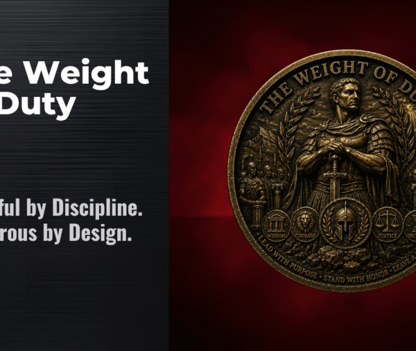 Weight of Duty challenge coin