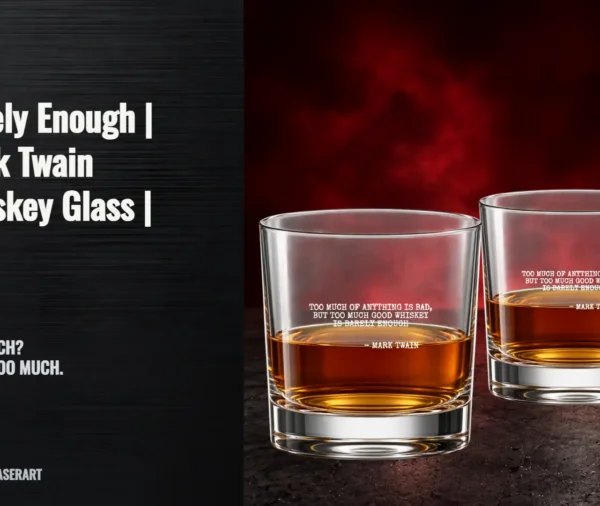 Mark Twain Whiskey Glass