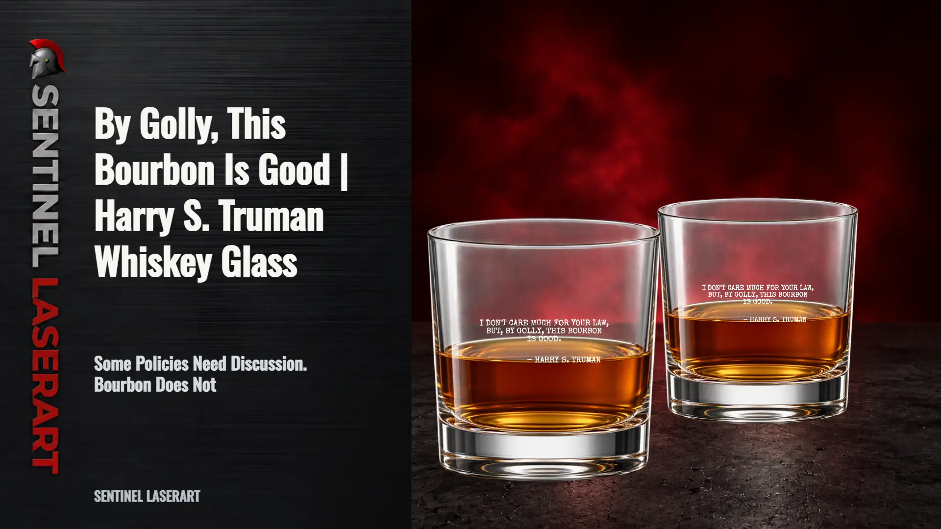 Harry S. Truman Whiskey Glass